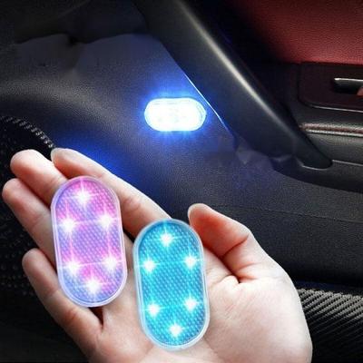 1PC Mini Usb Car Led Touch Light Wireless Car Interior Light Auto Touch Night Light