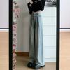 2394 High Street Commuter Design Sense Denim Wide Leg Pants Women's Spring and Autumn New High Waist Versatile Floor Mopping Jeans