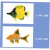 Tropical Fish Model Set of 12 Pieces, Realistic Sea Animal Figurines, Colorful Ocean Decor for Kids and Collectors
