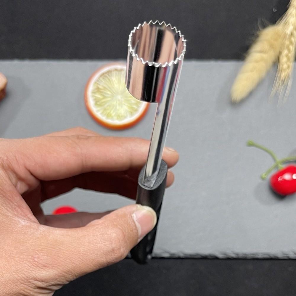 2pcs Stainless Steel Fruit Corer Plastic Handle Core Remover Tool Fruit Core Remover  Kitchen