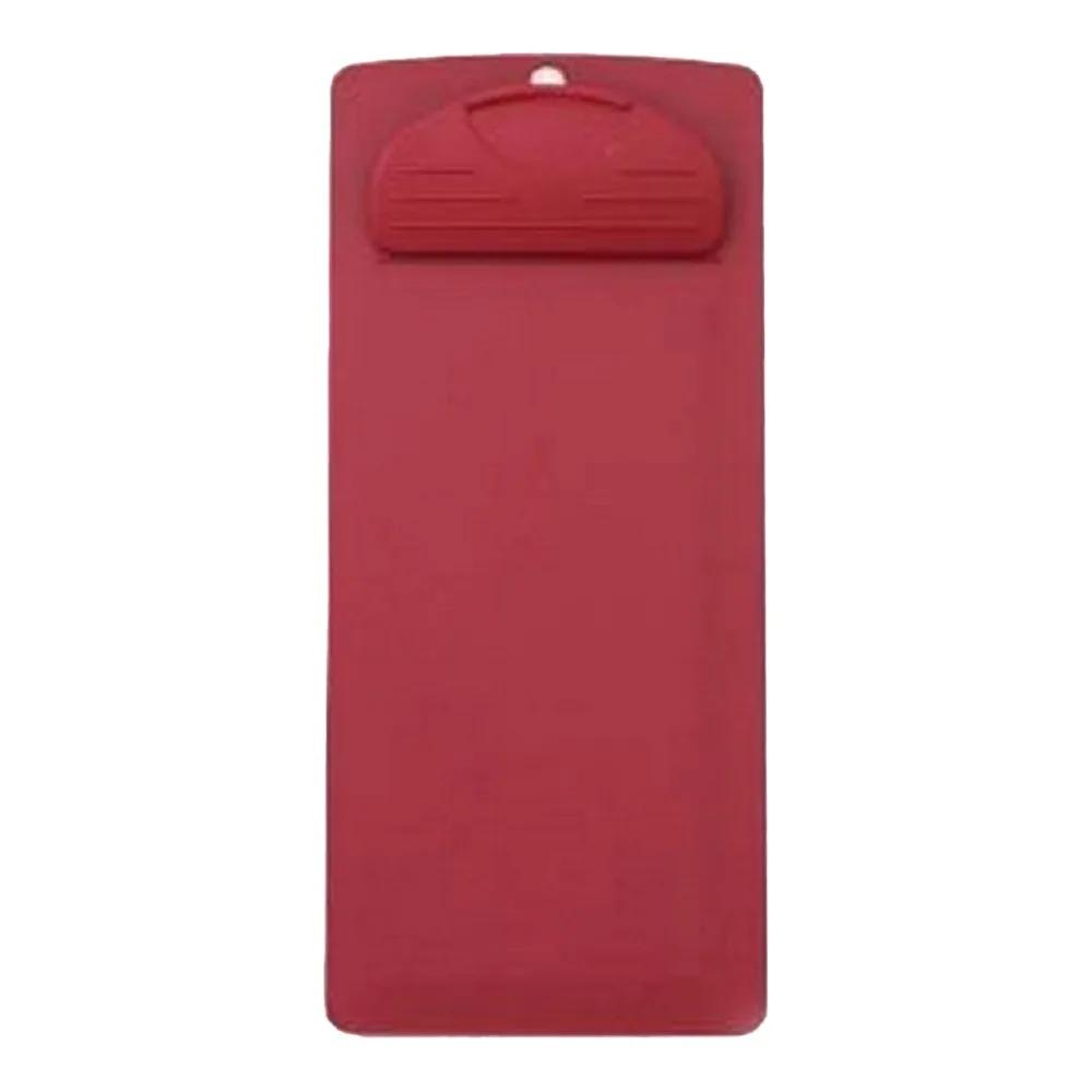 

Creative Multicolor Bill Folder 10*23cm Multi-functional Writing Pad Waterproof Plastic Clip Board Stationery червоний
