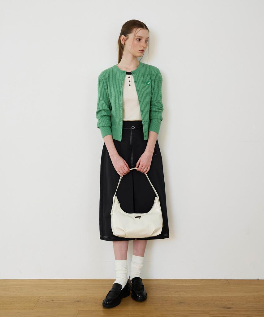 Covernat Woman Daily Small Hobo Bag Black