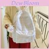 Cute Floral Cat Girl Backpack With Breathable Nylon And 14in Laptop For College Students