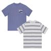 Childrens/Kids Japan Stripes T-Shirt (Pack of 2)