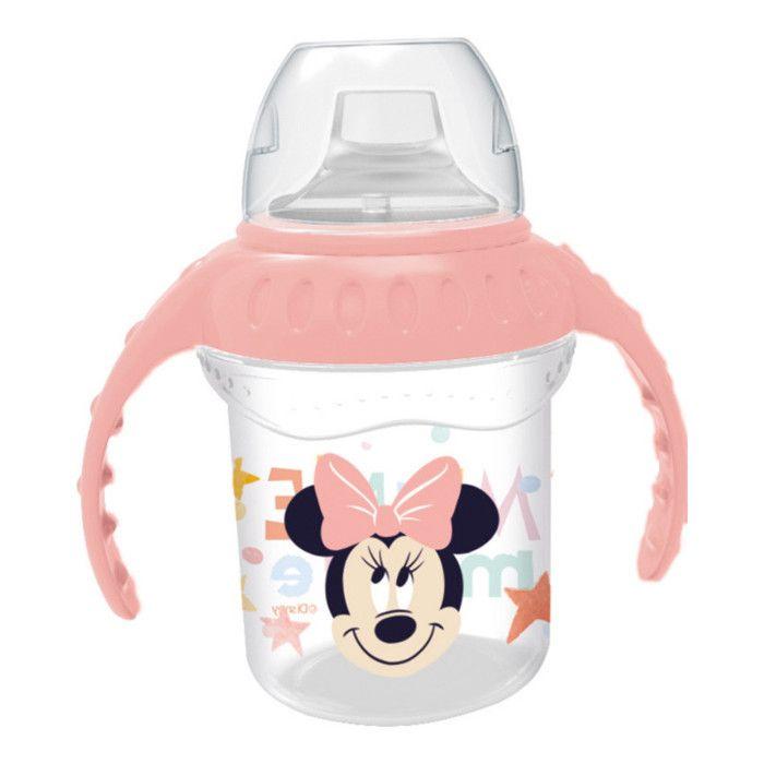 Pack repas 1er age THERMOBABY MINNIE - 1 grignoteuse + 1 bol avec cuillere + 1 tasse a poignée + Set de 2 couverts