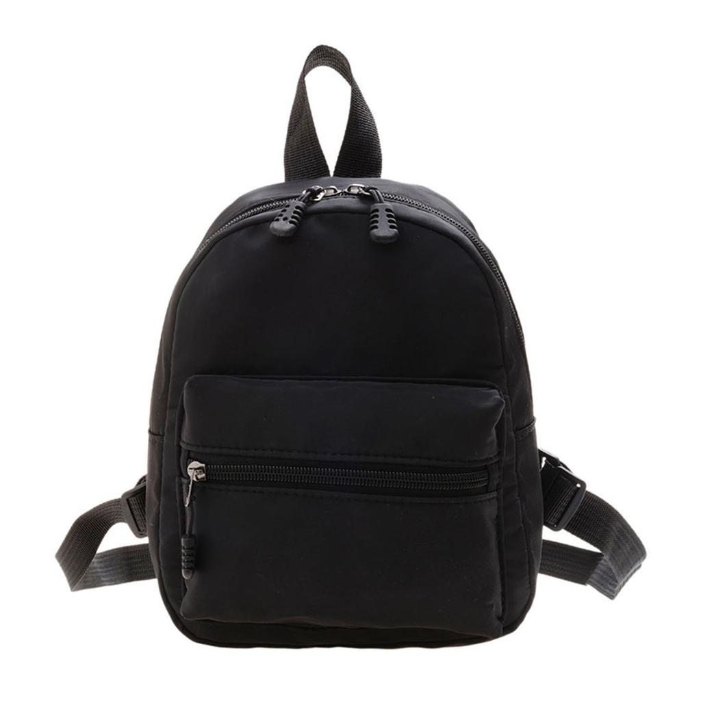 Mini Travel Backpack for Women Solid Color Backpack Students School Bookbag Female Nylon Knapsack Girl Casual Rucksacks