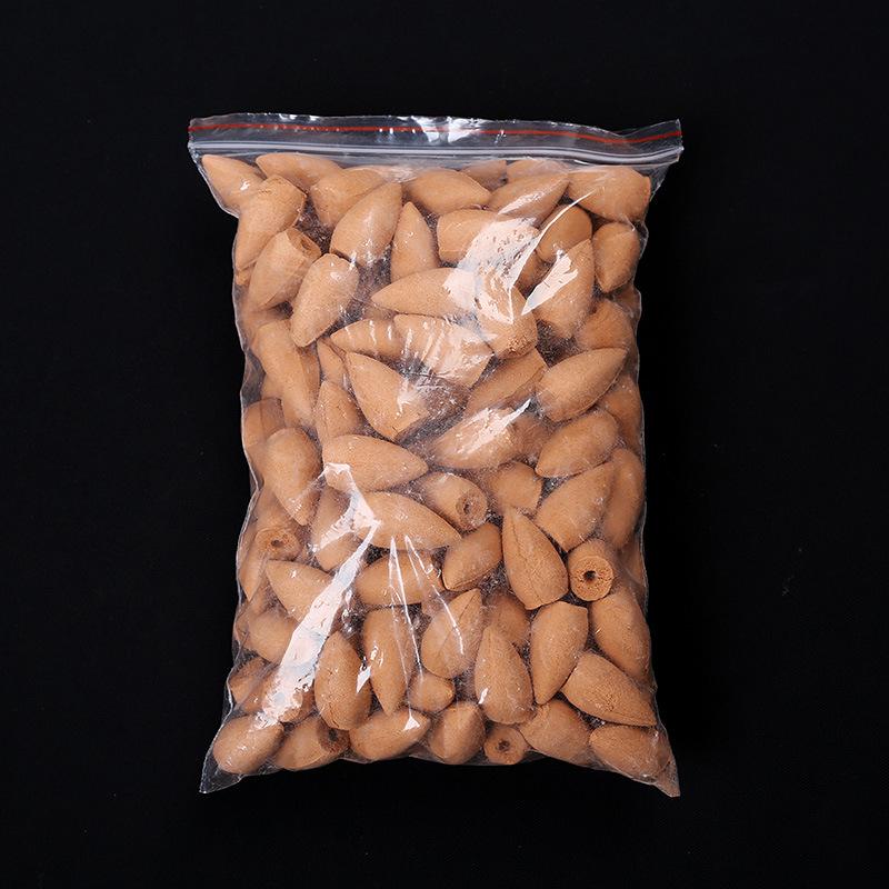 

Благовонные конусы с обратным потоком - Башня «Текущее облако» Ароматерапия с ароматами сандала, агарового дерева и цветов для использования в помещении.