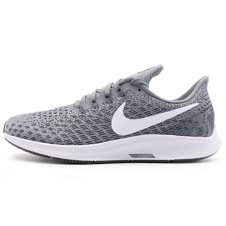 Nike Pegasus 35 Mesh Cushioning Slip Resistant Cushioning Slip Resistant Low top Casual Running Shoes Men's Gray 942851-005