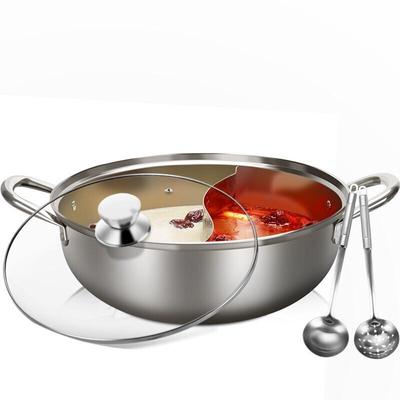 Chui Da Huang 304 Stainless Steel Divided Hotpot