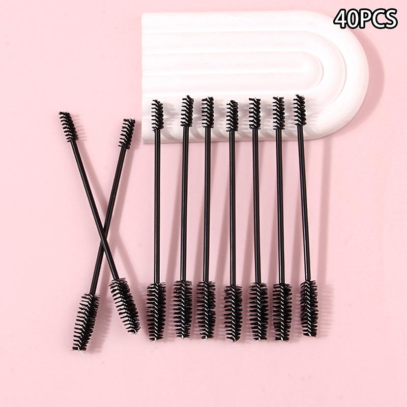 20/40Pcs Disposable Double-ended Eyelash Makeup Brush Eyelashes Extension Eyebrow Brush
