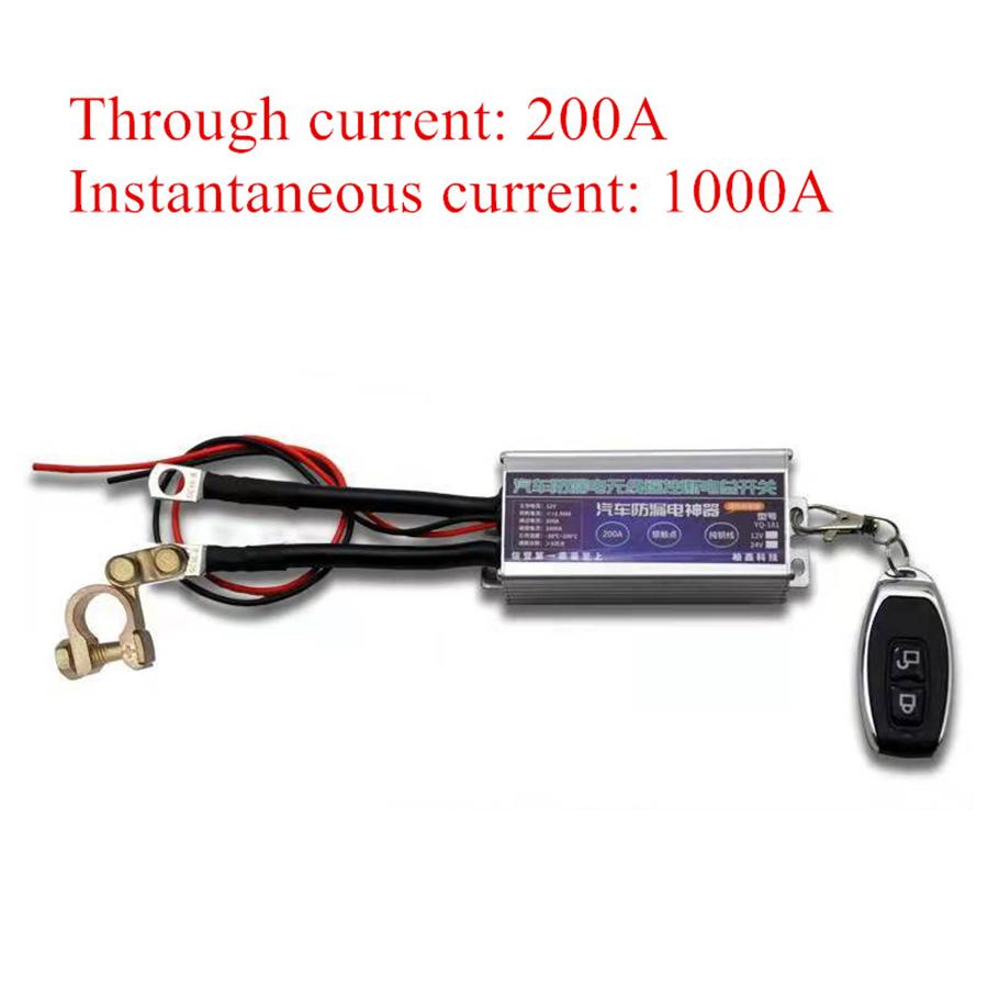 Upgrade Integrated Wireless Remote Control 12v Car Battery Disconnect Cut Off