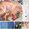 100pcs Wooden Sewing Button 4 Holes Wood Round Craft Replacement Buttons for Clothing DIY Crafts Decoration, Natural Wood