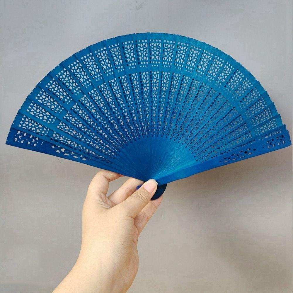 

Chinese Style Wooden Openwork Hand Carved Folding Tassel Fan Folding Fan Gift Fan Wood Fan армия зеленый