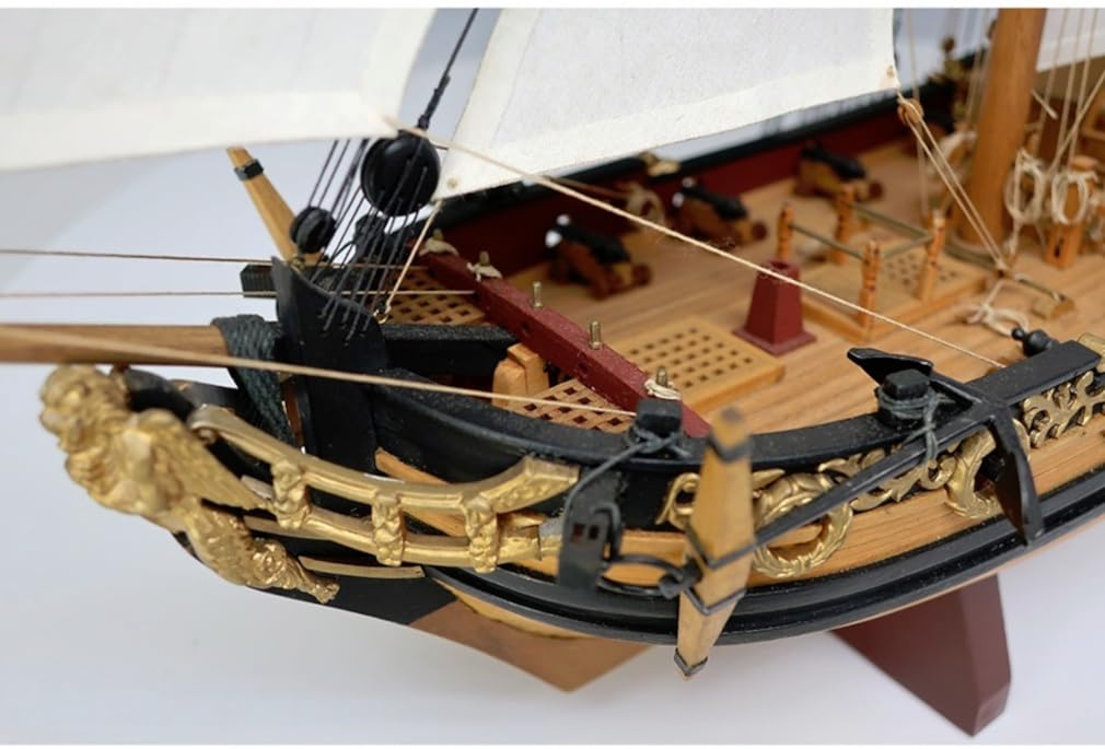 Woody Joe 1/64 Charles Yacht Wooden Model Assembly Kit (Ship)
