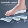 Arch support Invisible height Insole Breathable Increasing Half Insole Half Insole  for Men Women
