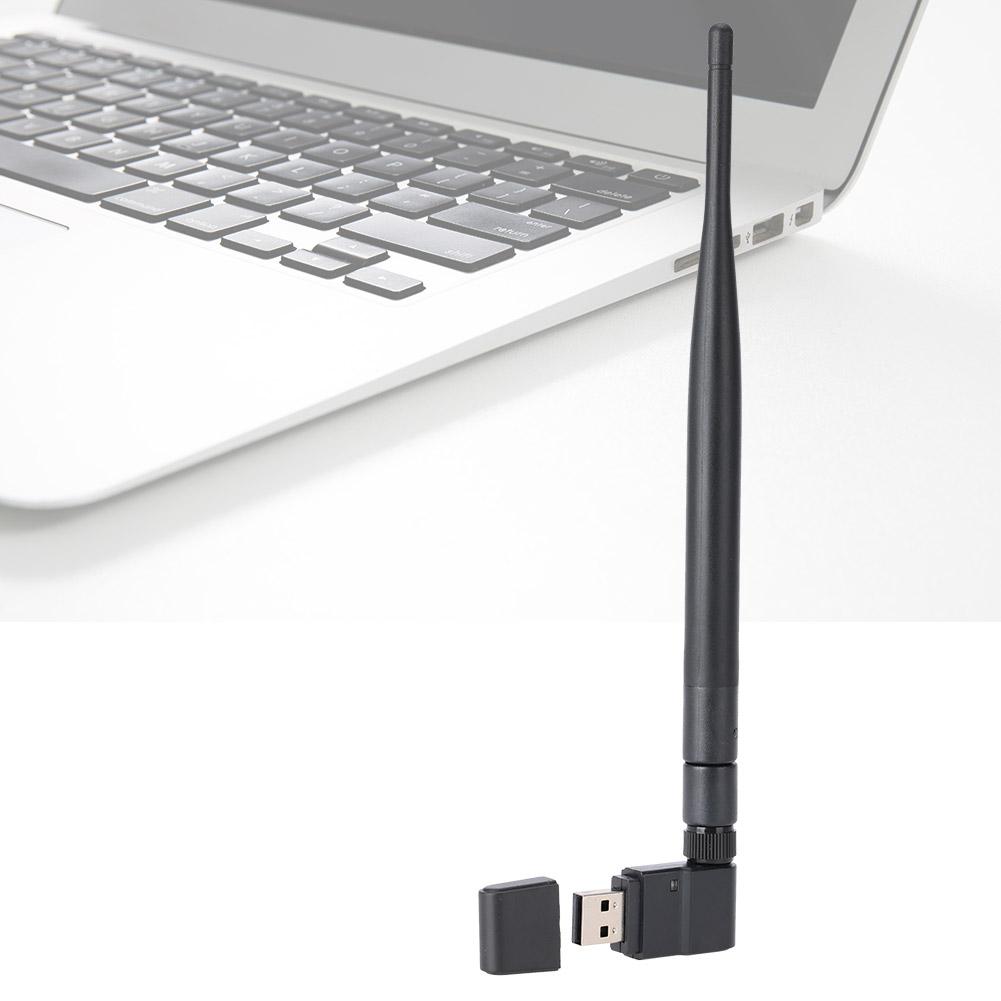 150M USB WiFi Wireless Network LAN Card for Desktop Laptop with High Gain Antenna