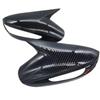 Carbon Fiber Style Ox Horn Rear View Mirror Cover Trim For Hyundai Sonata 11-14