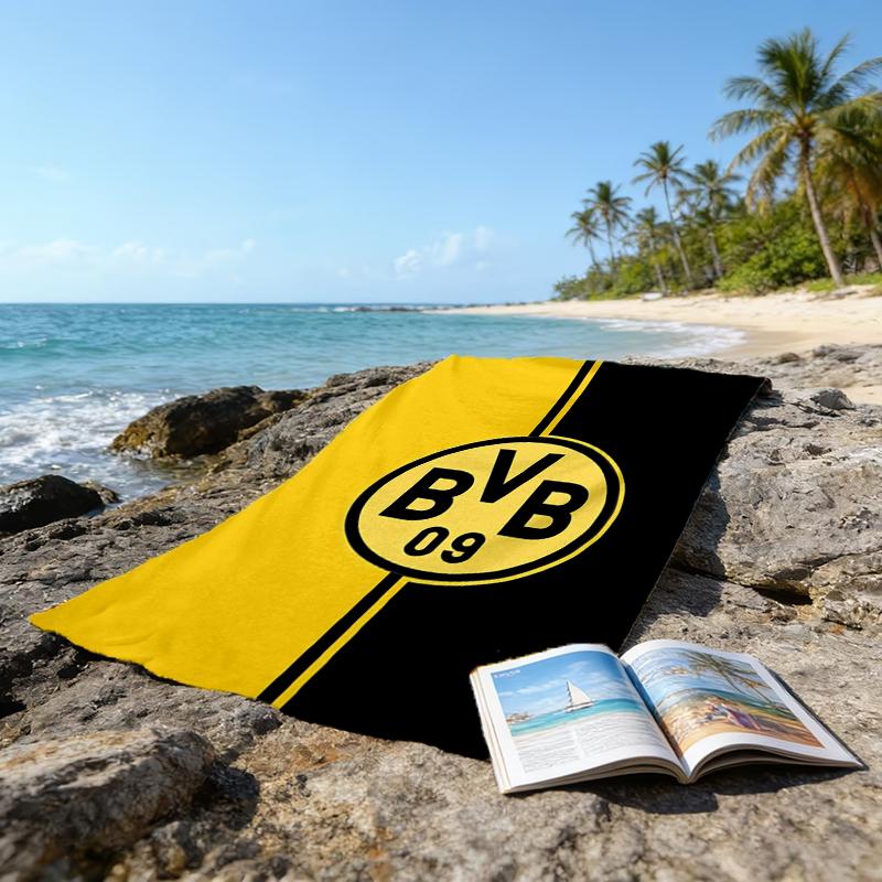 Ultra-Soft Beach Towel with BVB Theme,Ideal for Pool - Camping, Diving - Perfect Travel Essential, Vibrant Beach Towel.