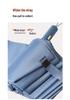 Red Leaf Automatic Folding Sun/Rain Umbrella - Reinforced Windproof Ribs, Black Glue Sun Protection, Double Large Coverage.