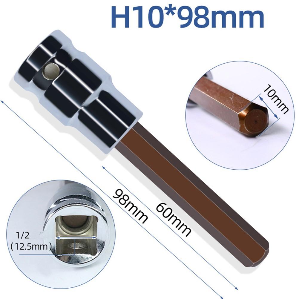

1/2 дюйма Торцевой гаечный ключ Шестигранные биты для отвертки Бита для отвертки Торцевая головка