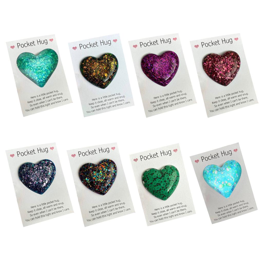 Pocket Hug Heart Token With Greeting Card Pocket Hug Cards Keepsake Gifts Hug Miss You Birthday Wedding Valentines