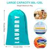 Laundry Bag,2 Pack Travel Laundry Bags for Dirty Clothes,Large Laundry Bags for Traveling,Dirty Clothes Travel Bag, 24" x 36"