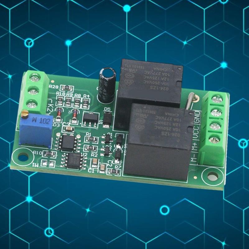 Reversible DC24V Motor Driver Control Board with Adjustable 0.2A-10AOutput Overcurrent Protections for Motor Application