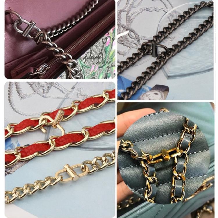 Adjustable Metal Buckles for Chain Strap Bag Chain Shortener Daily Replacement