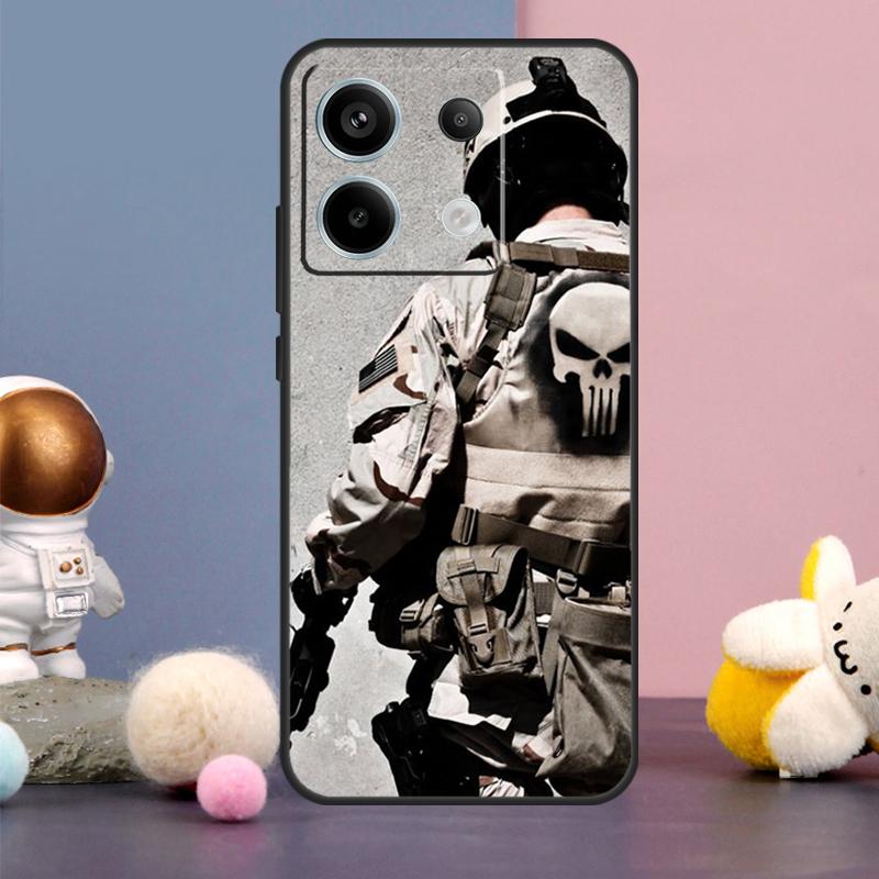 

Military Army Special Forces Case For Xiaomi Redmi Note 13 9 10 11 12 14 15 Pro Plus Redmi 15 15C 14C 10C 12C 13C Cover Redmi Note 15 5G