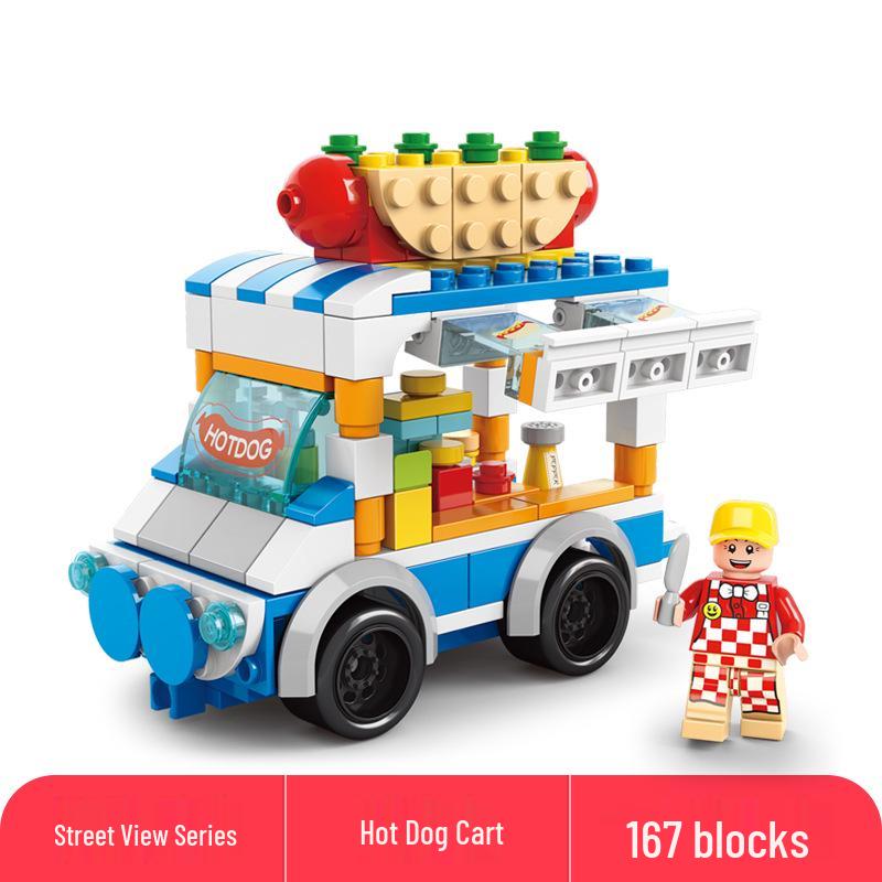 Lele Brothers Compatible Building Blocks: Educational Interlocking House Model for Kids