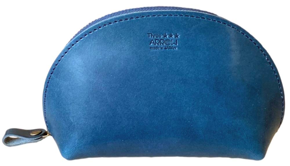 

accessory cosmetic makeup smartphone Tochigi genuine for women and made in navy [THREE ARROW] Pouch, case, pouch, pouch, pouch, multi-purpose pouch, чорний