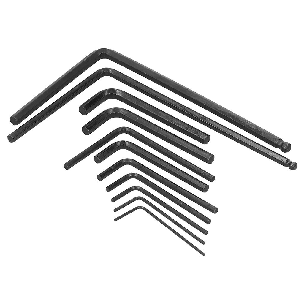 11Pcs Hex Wrench Set Guitar Adjustable Instrument Metal Hardware Key Tools M02668