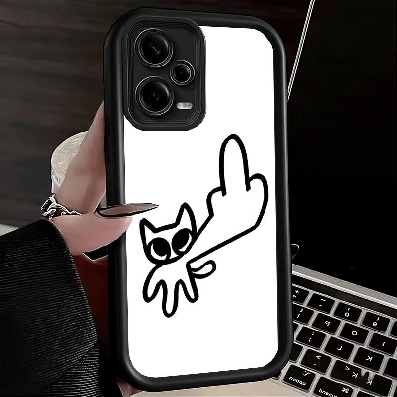 

Забавная кошачья лапка Царапка Милый Мягкий Чехол для Телефона для Xiaomi Poco X7 X6 X5 Pro X4 Gt X3 F7 Ultra M8 M7 Redmi 15C 15 14C 13 13 Xiaomi Redmi 15 5G