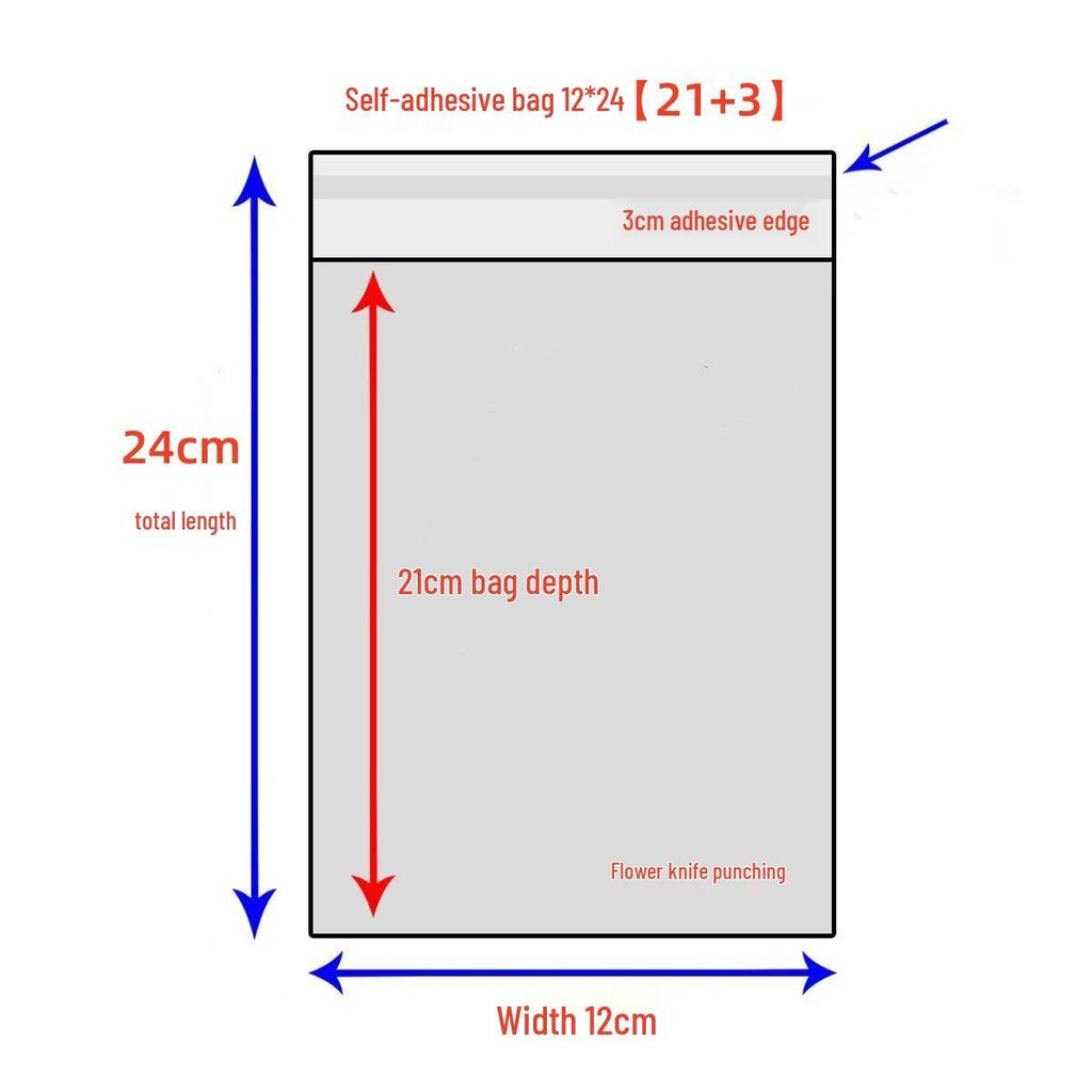 Transparent OPP Self-Adhesive Jewelry Packaging Bag