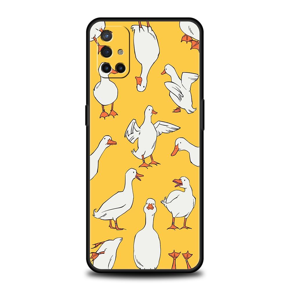 Phone Case For OnePlus 12 11 10 9 Pro 9T 12R 10R 9R 9RT 10T 8T 8 7 6T 7T Nord 2T CE 2 5G N200 N10 Cover Cartoon Duck Goose Game