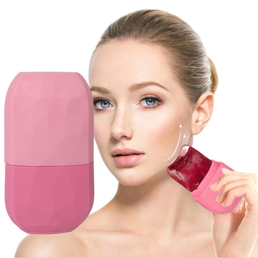 

Ледяной ролик для лица, устранение отеков, силиконовая форма для ледяных шариков, инструмент для ухода за кожей лица, массажер для лица