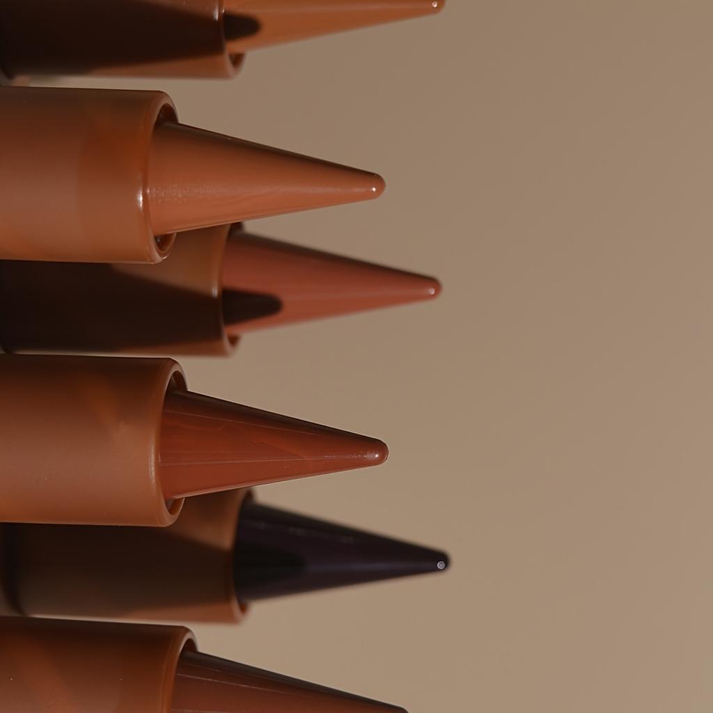 Creion de buze și ruj 2-în-1 Finisaj mat Ruj rezistent la apă Luciu de buze foarte pigmentat Nuanță maro Formă creion Cosmetice pentru machiaj pentru buze