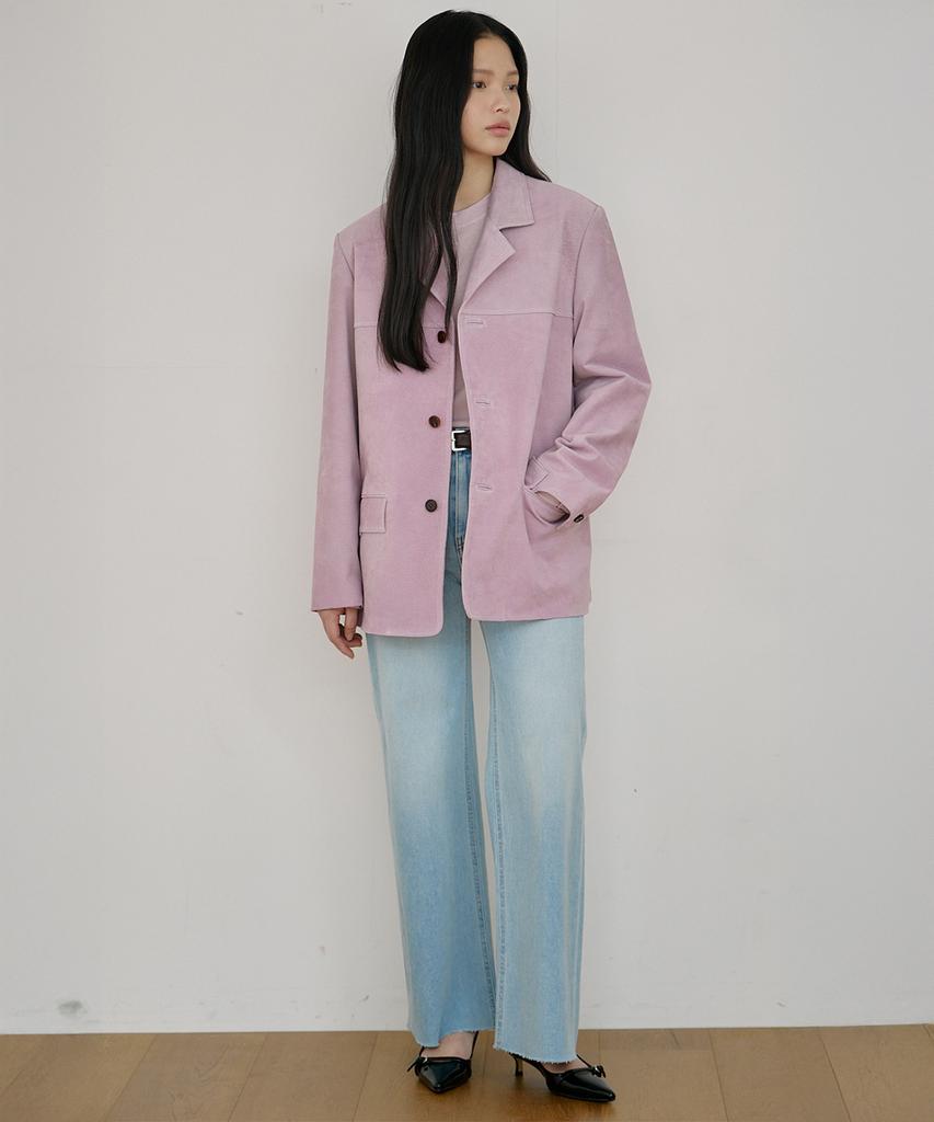 AURE SEOUL Suede Jacket [Pink]