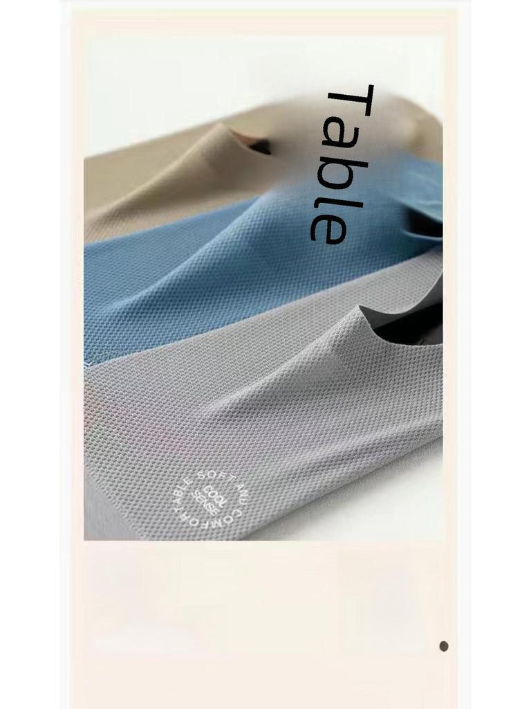 Herren Sommer Eisseide Unsichtbare Rutschfeste Atmungsaktive Mesh Bootssocken