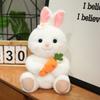 Cute Cute Carrot Little White Rabbit Doll Plush Toy Kitten Doll Girl Company Soothing Doll