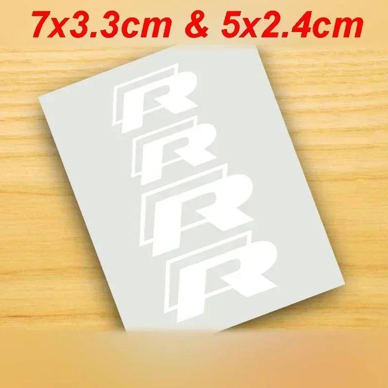 2026 New For VW VOLKSWAGEN 4Pcs Car Caliper Stickers Brake Wheel Hub Decals for Volkswagen VW GTI Rline Polo Golf Passat Tiguan