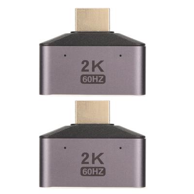 HD Multimedia Interface 1 To 2 Adapter Male To Dual Female 2K 60Hz Video Splitter with Indicator