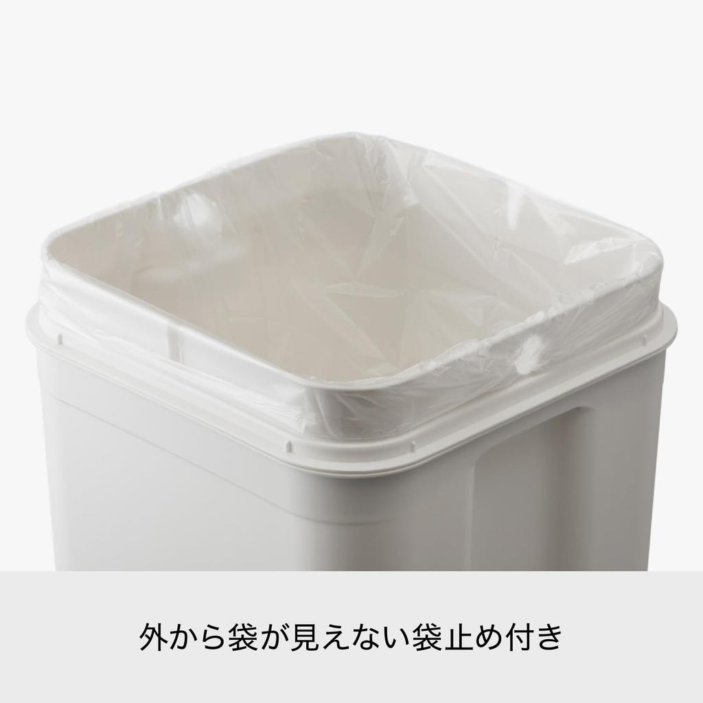 Trash Can with Odor Kitchen Trash Prevention of Odor Shields 45 Sealed Dust Made In No Odor Like-it Lid, Resistant, Can, Leakage, Box, Gray, Approx.