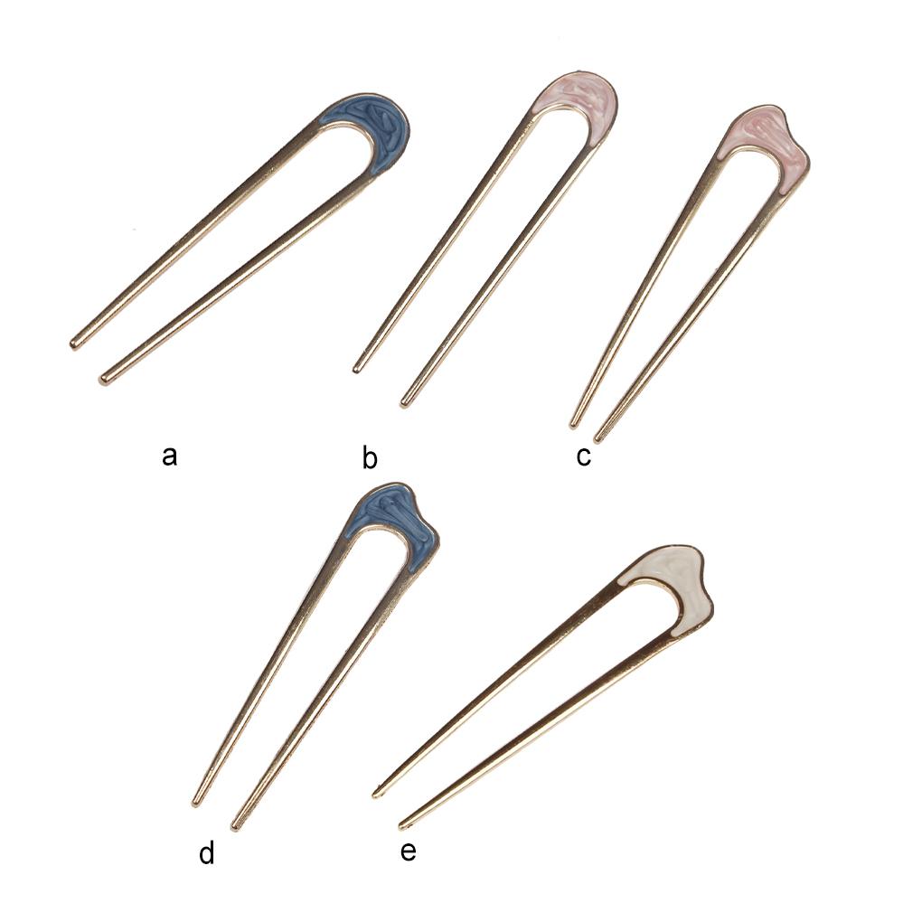 U-Form Stirnbänder Schlichtheit Mädchen Modeln Eleganter Stil Metall Frauen Gabel Leichtgewicht Tragen Hochzeit Haarstab Teenager Benutzen