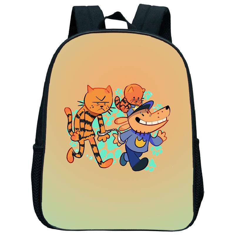 Dog Man Kindergartenrucksack 12 Zoll Dogman Kinder Junge Mädchen Kindergartentasche Kleinkind Zurück zur Schule Geburtstagsgeschenk