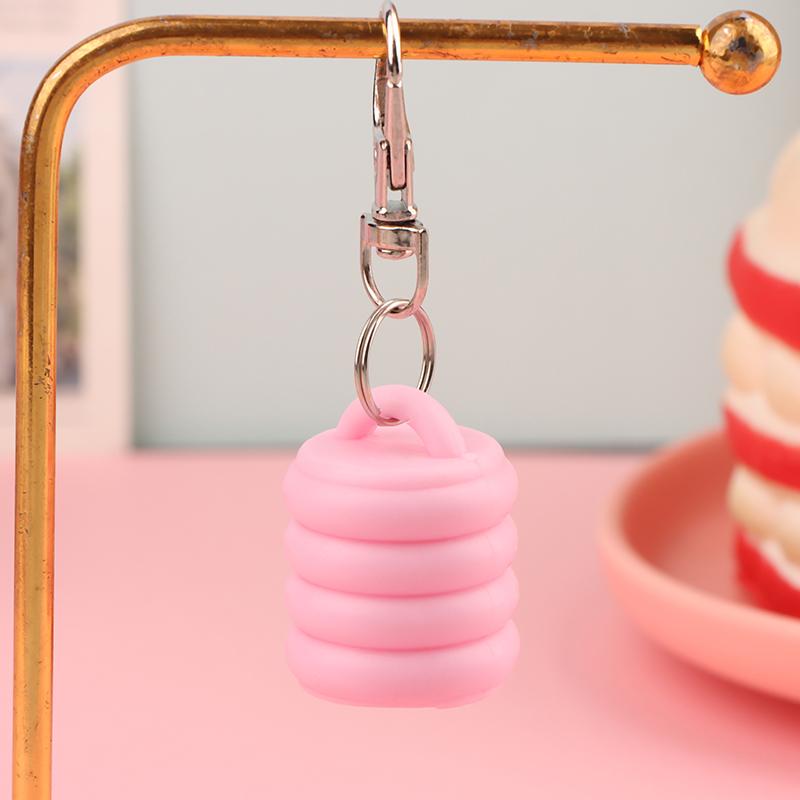 1/3 Pcs Silicone Lip Gloss Keychain Caps For Women Travel Convenient Beauty Product Accessories Travel Makeup Tool Accessory