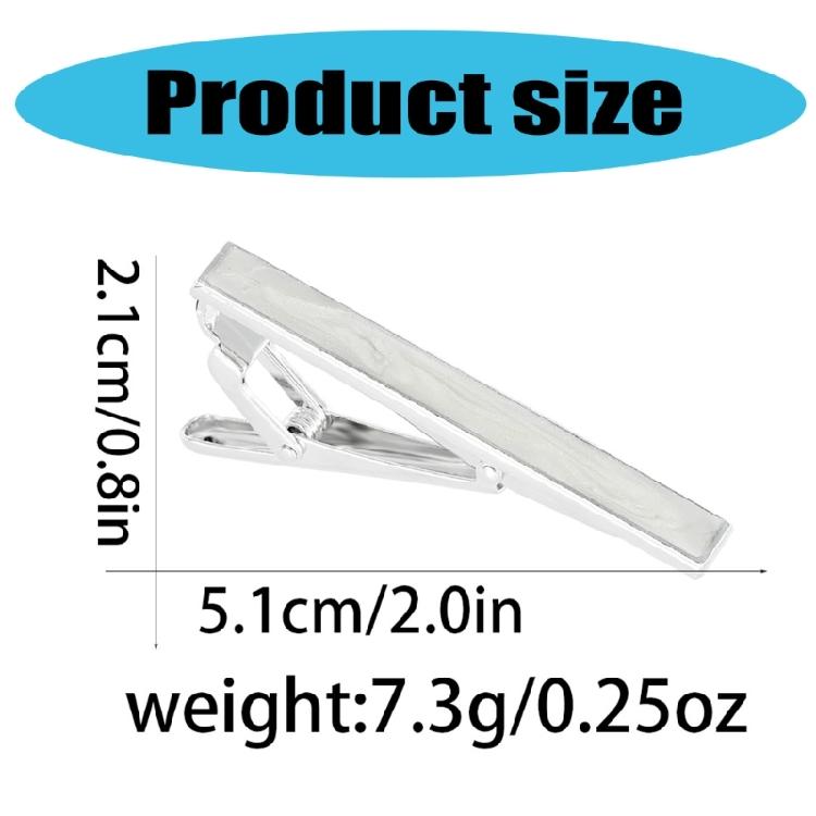 Men’s Neck Tie Clip for Formal Occasion Business Conference Tie Pin Daily Wear