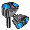 12V/24V Dual USB Quick Charge Car Cigarette Lighter Splitter Charger LED Display Bluetooth Hands-free Call Sockets Car Accessory