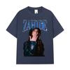 Zahide Merch Graphic Print Unisex Fashion High‑Quality Pure Cotton Loose Short‑Sleeve Harajuku‑Style Women And Men T-shirt