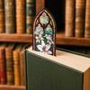 Transparent Bookmark Stained Glass Flower Bookmark Floral Acrylic Suncatcher Colorful Set Plant Book